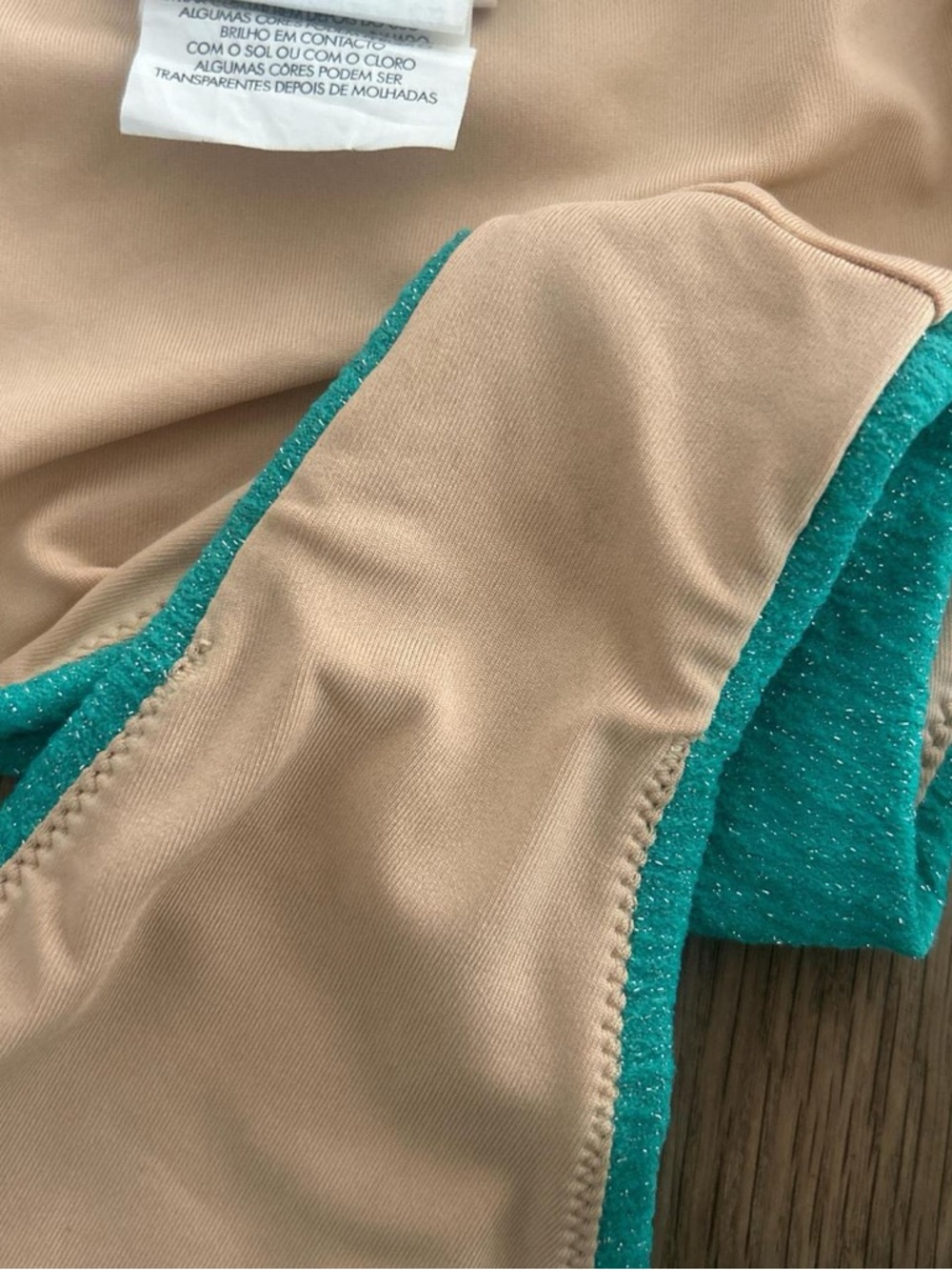 Rhythm Teal Bikini Trim with Nude Body - Picture 5 of 5
